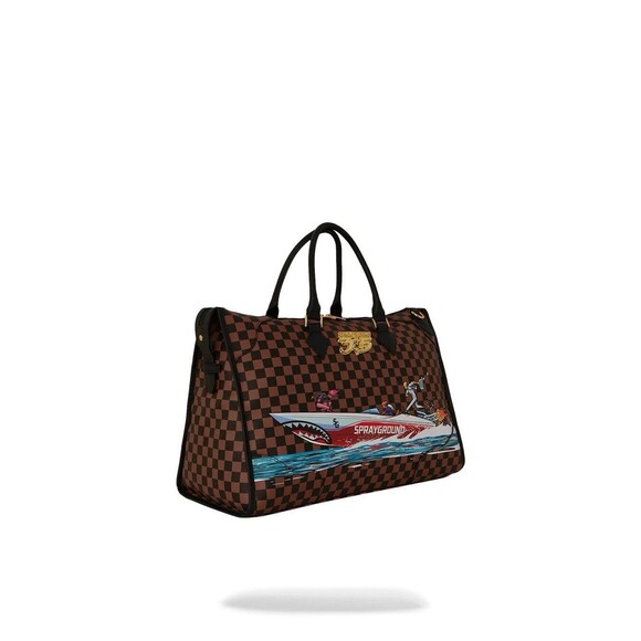 Sprayground  305 Speedboat Getaway Pyramid Duffle - Picture 2 of 8